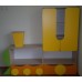 Стенка Паровоз большой - Мебель для детских садов